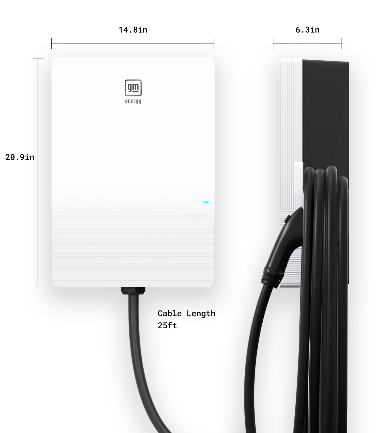 Powershift EV Charger with product specifications